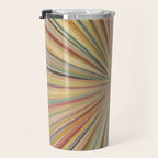Abstract Pastel Bloom Travel Mug Gallery Image 3