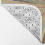 Abstract Pastel Bloom Bath Mat Gallery Image 2