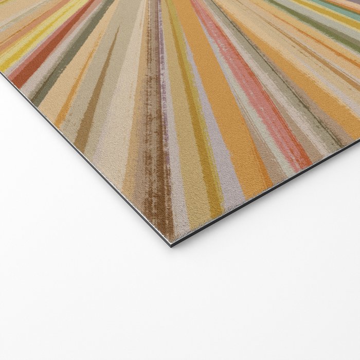 Abstract Pastel Bloom Welcome Mat Gallery Image 2