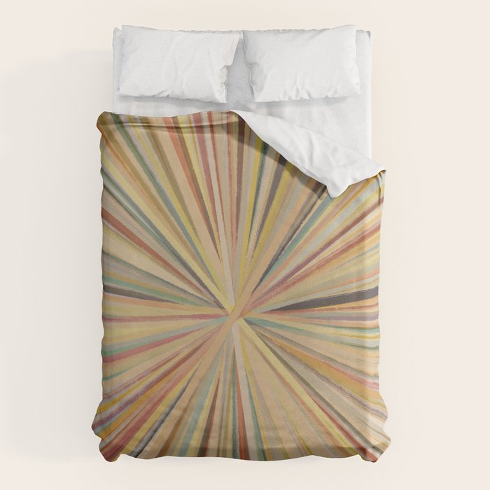 Abstract Pastel Bloom Duvet Cover Gallery Image 6