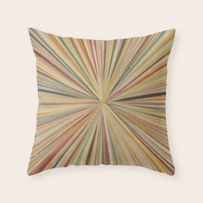 Abstract Pastel Bloom Throw Pillow Gallery Image 1