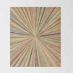 Abstract Pastel Bloom Throw Blanket Gallery Image 2
