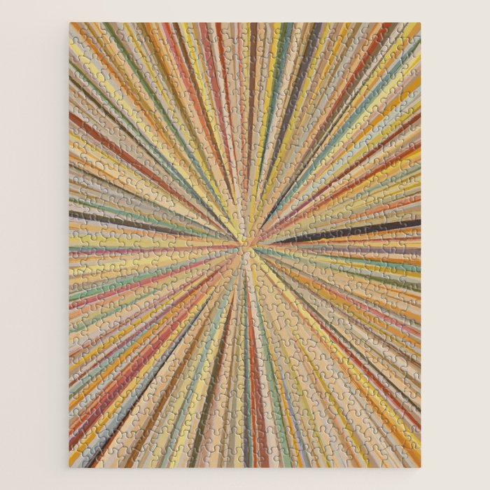 Abstract Pastel Bloom Jigsaw Puzzle Gallery Image 1