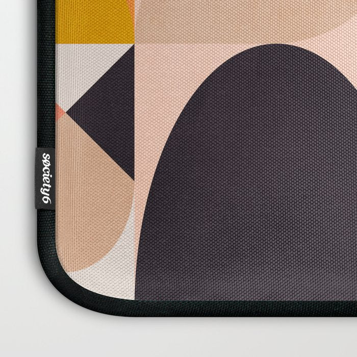 mid century geometry abstract shapes bauhaus 2 Laptop Sleeve Gallery Image 3