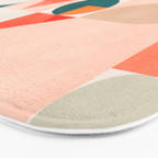 mid century geometry abstract shapes bauhaus 2 Bath Mat Gallery Image 3
