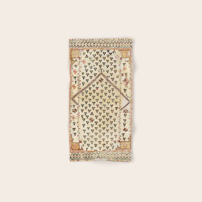 Selendi West Anatolia 16th Century Rug Print Bath Towel Gallery Image 1