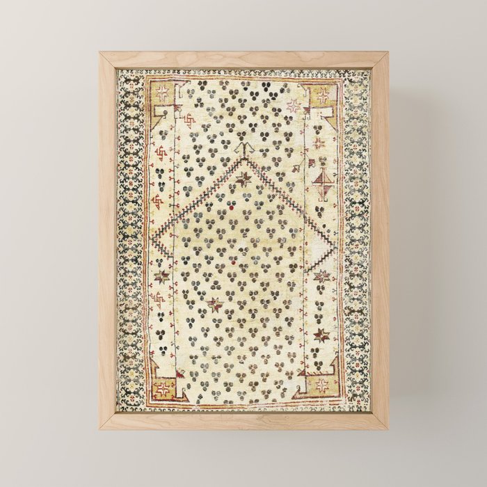 Selendi West Anatolia 16th Century Rug Print Mini Art Print Gallery Image 1