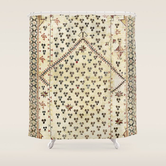 Selendi West Anatolia 16th Century Rug Print Shower Curtain Gallery Image 1