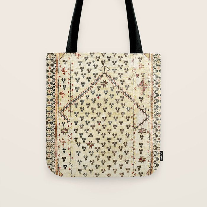Selendi West Anatolia 16th Century Rug Print Tote Bag Gallery Image 1