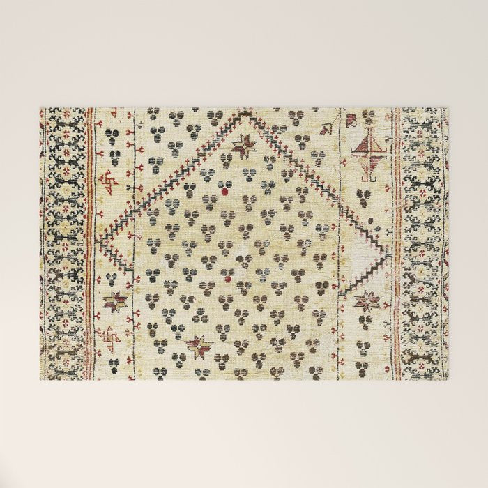 Selendi West Anatolia 16th Century Rug Print Welcome Mat Gallery Image 1