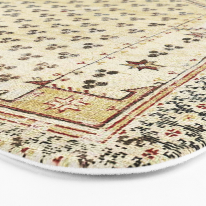 Selendi West Anatolia 16th Century Rug Print Bath Mat Gallery Image 3