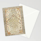 Selendi West Anatolia 16th Century Rug Print Stationery Card Gallery Image 2