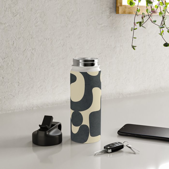 Modern Abstract  Shapes 1 Water Bottle Gallery Image 4