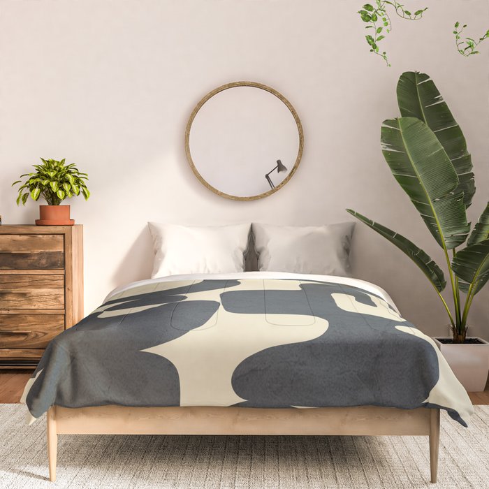 Modern Abstract  Shapes 1 Comforter Gallery Image 3