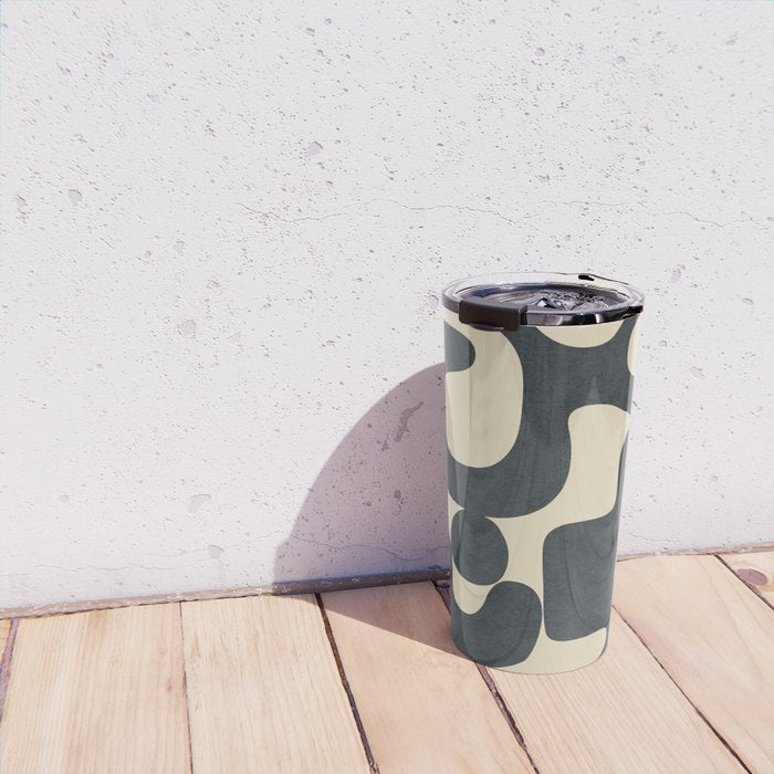 Modern Abstract  Shapes 1 Travel Mug Gallery Image 4