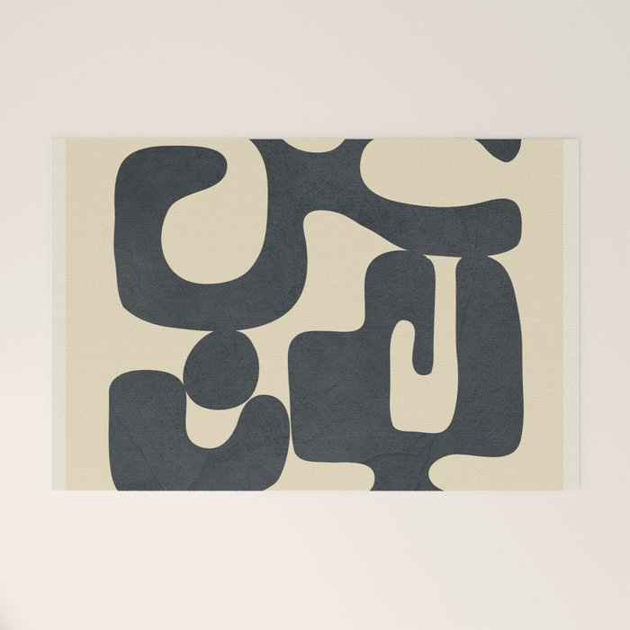 Modern Abstract  Shapes 1 Welcome Mat Gallery Image 1
