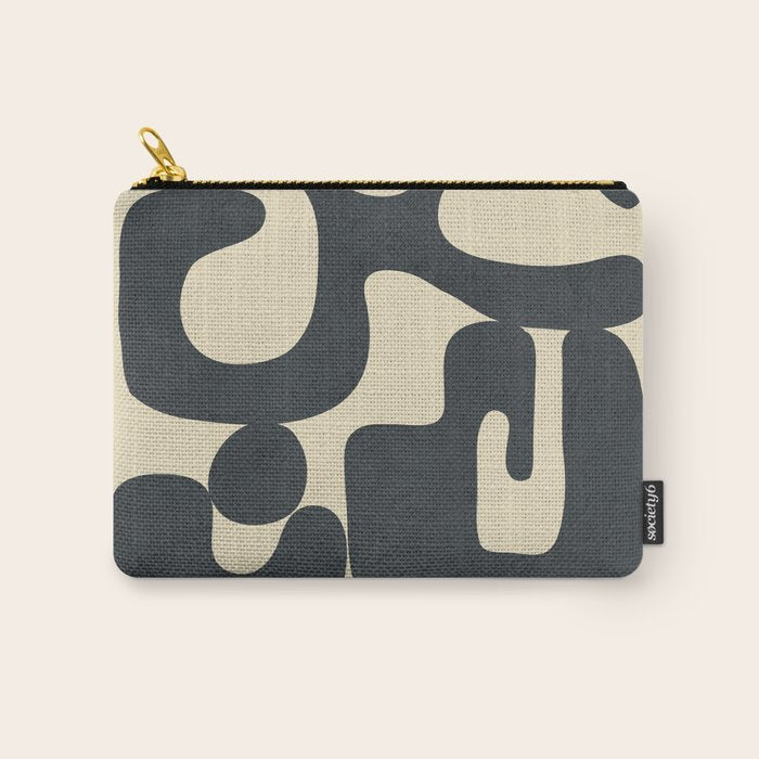 Modern Abstract  Shapes 1 Carry All Pouch Gallery Image 1