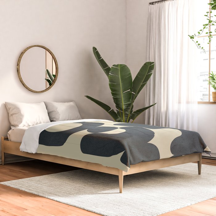 Modern Abstract  Shapes 1 Comforter Gallery Image 2