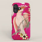 Vintage & Shabby Chic - Tropical Bird Flower Garden iPhone Case Gallery Image 1