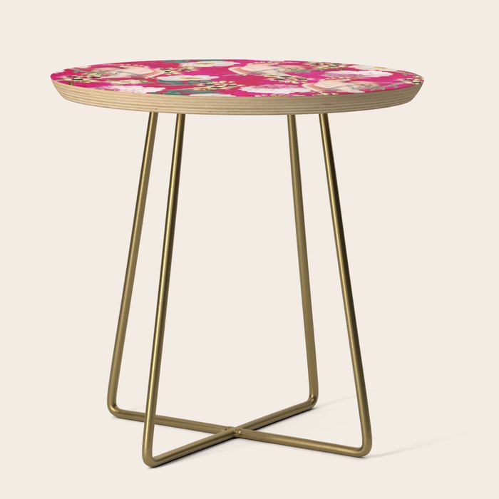 Vintage & Shabby Chic - Tropical Bird Flower Garden Side Table Gallery Image 1