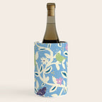 Birds in branches chalky blue Wine Chiller Gallery Image 1