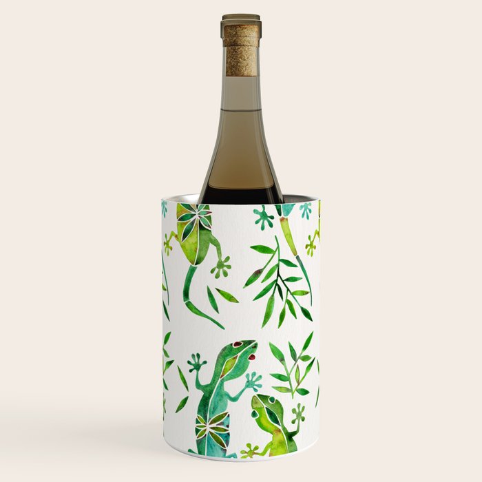 Geckos - Green Palette Wine Chiller Gallery Image 3