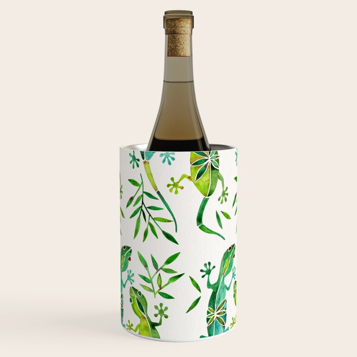 Geckos - Green Palette Wine Chiller Gallery Image 2