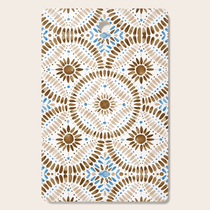 Rustic Tile Mandala A Cutting Board Gallery Image 1