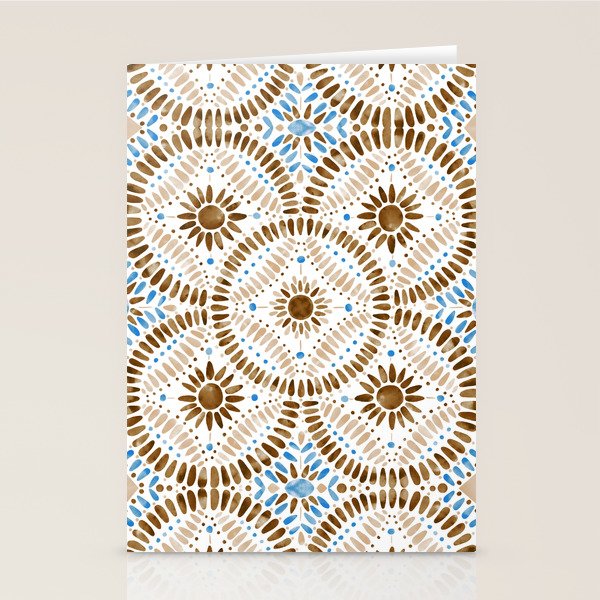 Rustic Tile Mandala A Stationery Card Gallery Image 2