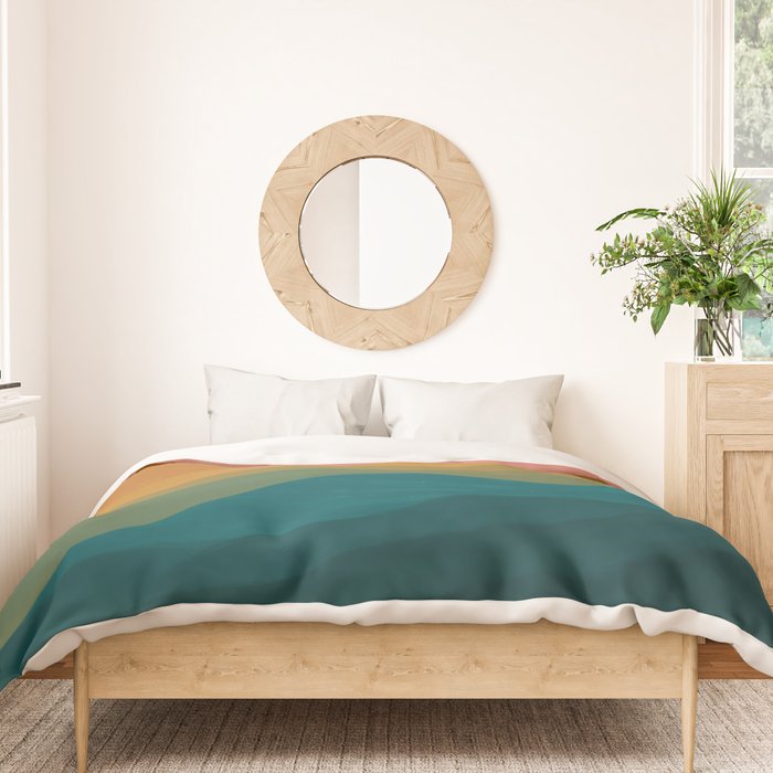 Desert Mountains In Color Duvet Cover Gallery Image 3