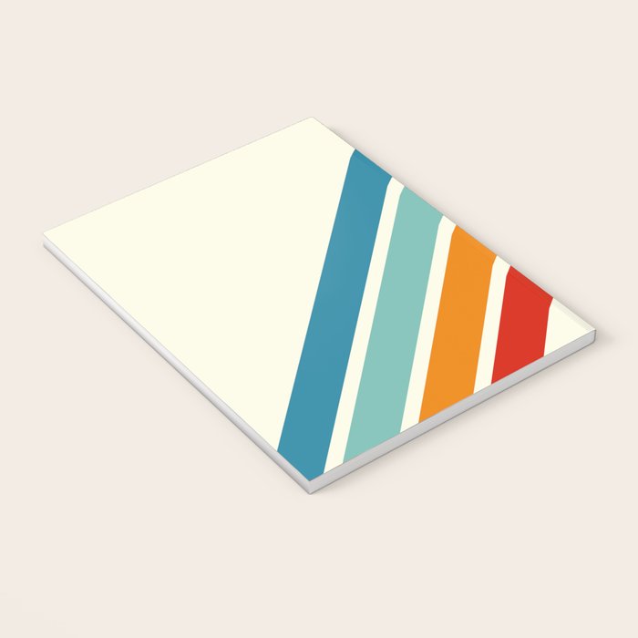 Alator - Classic 70s Retro Summer Stripes Notebook Gallery Image 3
