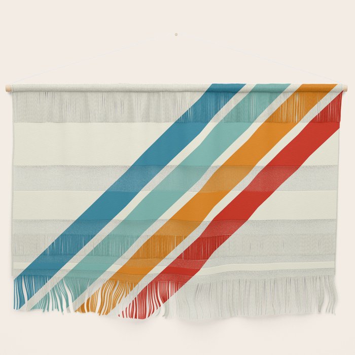 Alator - Classic 70s Retro Summer Stripes Wall Hanging Gallery Image 1