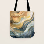 Ocean Nautical Serenade Tote Bag Gallery Image 1