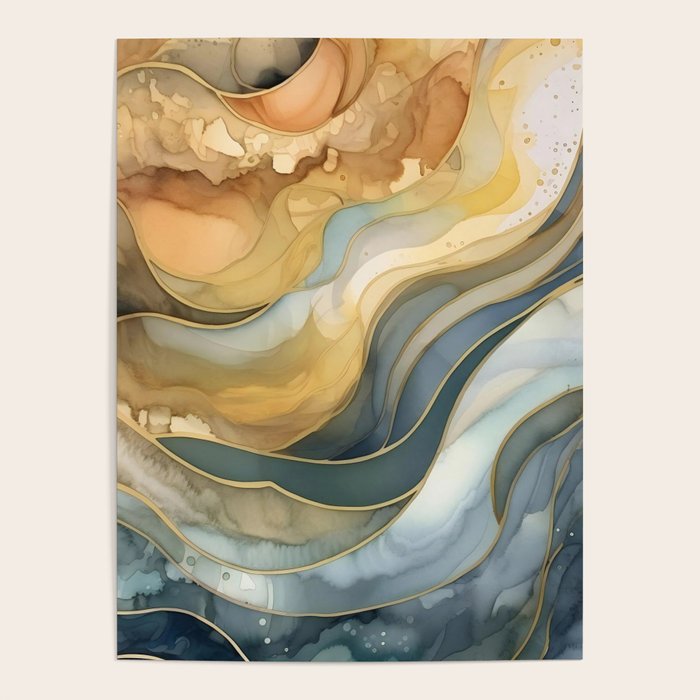 Ocean Nautical Serenade Poster Gallery Image 1