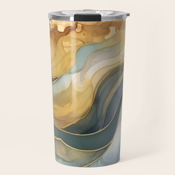 Ocean Nautical Serenade Travel Mug Gallery Image 1
