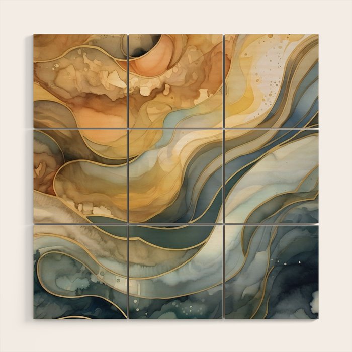 Ocean Nautical Serenade Wood Wall Art Gallery Image 1
