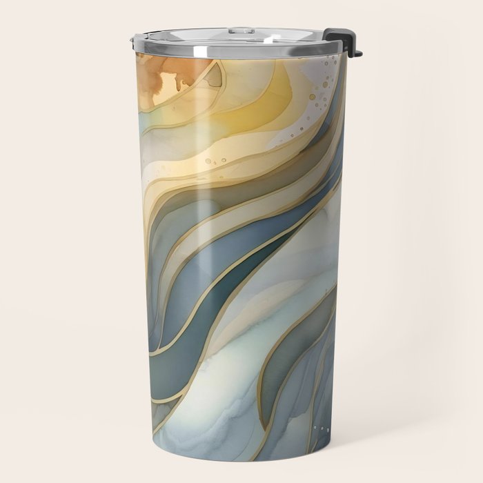 Ocean Nautical Serenade Travel Mug Gallery Image 2