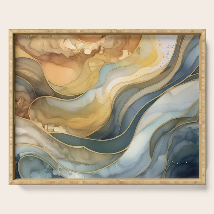 Ocean Nautical Serenade Serving Tray Gallery Image 1