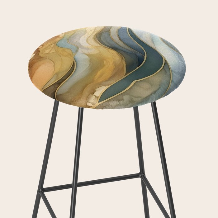 Ocean Nautical Serenade Stool Gallery Image 2