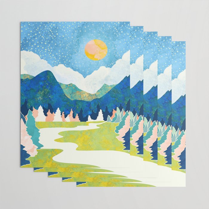 Spring River Wrapping Paper Gallery Image 3