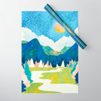 Spring River Wrapping Paper Gallery Image 1