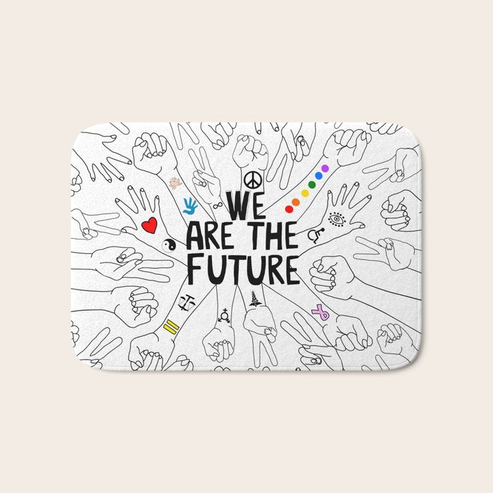 We Are The Future Tattoos Part 1 Bath Mat Gallery Image 1