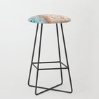 Ocean Print, Beach Print, People Beach Aerial, Wall Decor, Aerial Beach Print, Beach Photography, Bondi Beach Print Stool Gallery Image 1