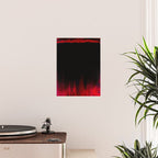 Red and Black Abstract Poster Gallery Image 2