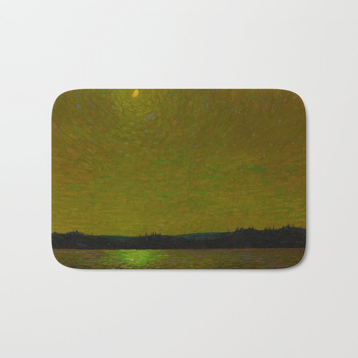 Tom Thomson Moonlight Canadian Landscape Artist Bath Mat Gallery Image 1