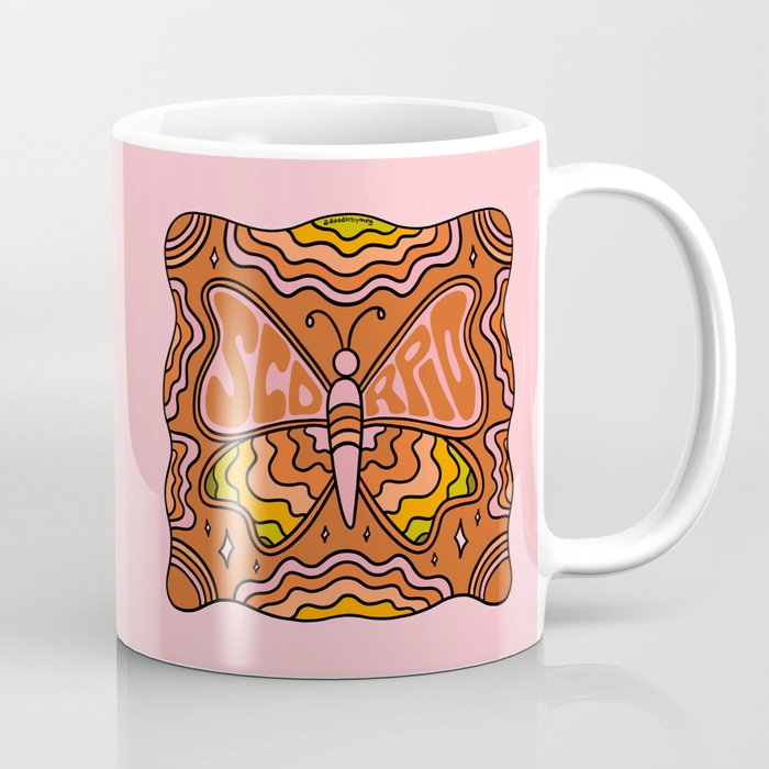 Scorpio Butterfly Coffee Mug Gallery Image 1