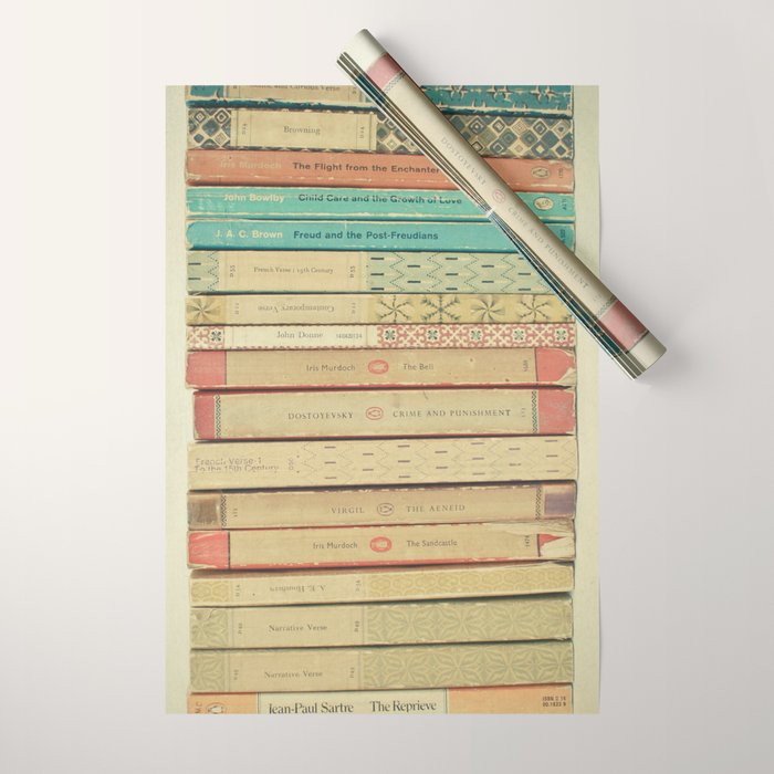 Books Wrapping Paper Gallery Image 1