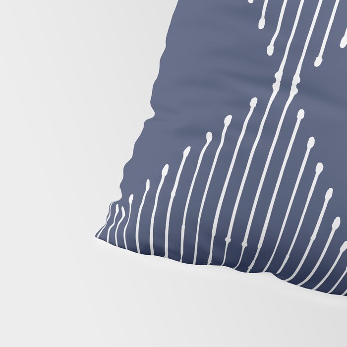 Geo (Navy) Pillow Sham Gallery Image 4