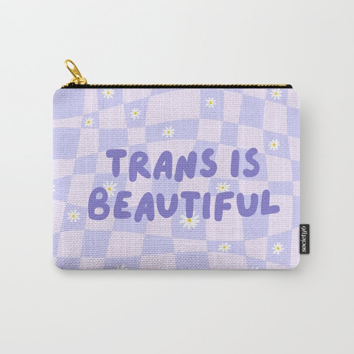 Trans is Beautiful Carry All Pouch Gallery Image 1