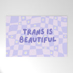 Trans is Beautiful Welcome Mat Gallery Image 1